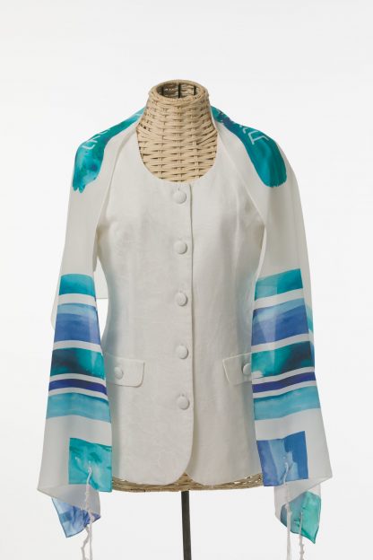 Dakota - Women's Handmade Silk Tallit-2948