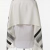 Cole - Men's Handmade Viscose and Silk Tallit-3088