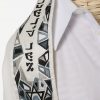 Mark - Men's Handmade Brushed Cotton Tallit-3094