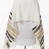 Nathan - Men's Handmade Viscose and Silk Tallit-3100