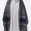 Jessie - Men's Handmade Woven Silk Tallit-3137