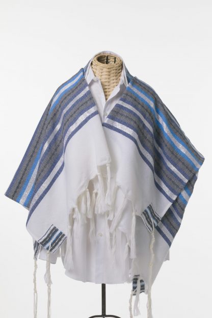 Oscar - Men's Handwoven Wool Tallit - Large Size-3079