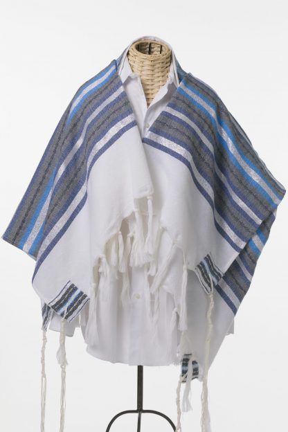 Oscar - Men's Handwoven Wool Tallit - Large Size-0