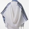 Oscar - Men's Handwoven Wool Tallit - Large Size-3077