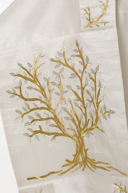 Dalia - Woman's Handmade Silk Tallit-3049
