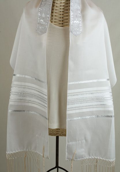 Baily - Unisex Traditional Cotton and Silk Tallit-0