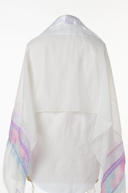 Kendall - Women's Handmade Sheer Organza Tallit-3332