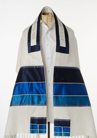 Gage - Men's Handmade Viscose and Silk Tallit-0