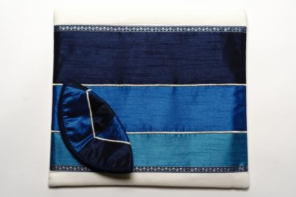 Gage - Men's Handmade Viscose and Silk Tallit-3481