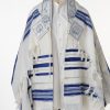 Silas - Men's Traditional Wool Tallit, Large Size-0