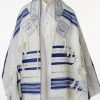 Silas - Men's Traditional Wool Tallit, Large Size-3656