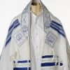 Silas - Men's Traditional Wool Tallit, Large Size-3651