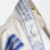 Silas - Men's Traditional Wool Tallit, Large Size-3652