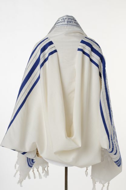 Silas - Men's Traditional Wool Tallit, Large Size-3650