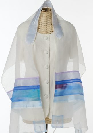 Hadley - Women's Handmade Sheer Organza Tallit-0