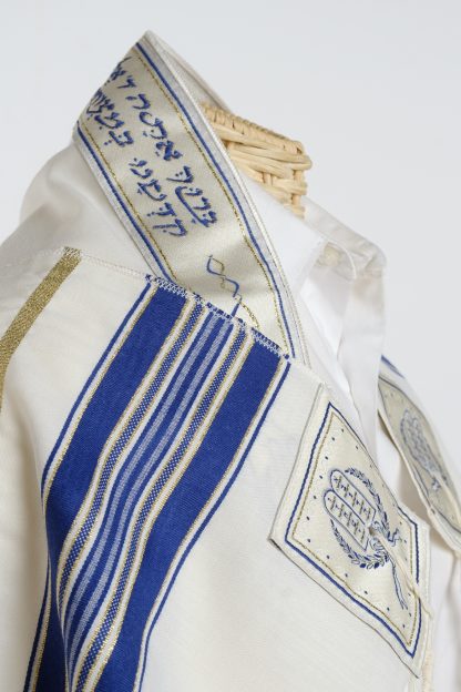 Zaden - Men's Traditional Wool Tallit, Large Size-3660