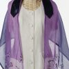 Gillian - Women's Handmade Sheer Silk Blend Tallit-3352