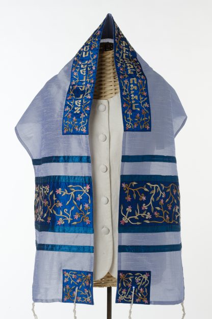 Noam - Women's Handmade Silk Tallit-3258