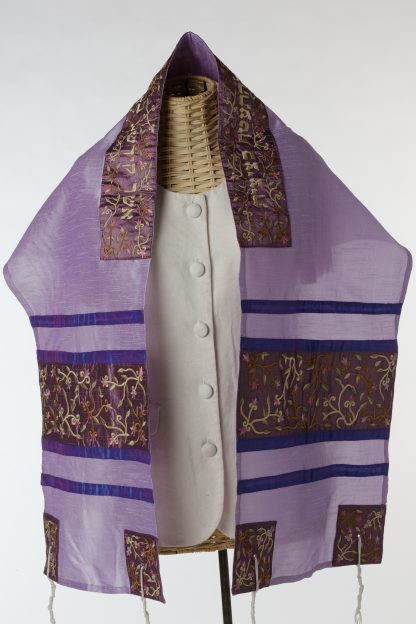 Evelyn - Women's Handmade Silk Tallit-0