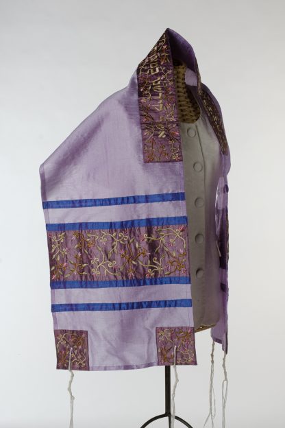 Evelyn - Women's Handmade Silk Tallit-3324