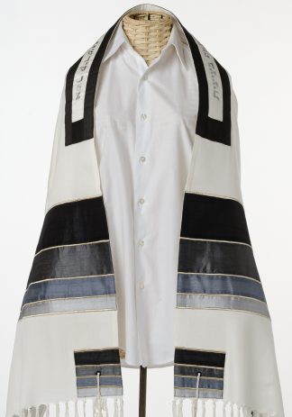 Ryan - Men's Handmade Viscose and Silk Tallit-0