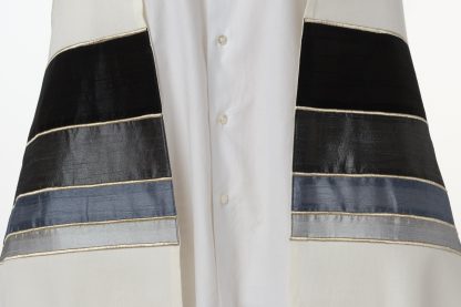 Ryan - Men's Handmade Viscose and Silk Tallit-3472