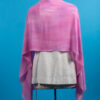 Josephine - Handmade Women's Painted Silk Tallit - Image 3