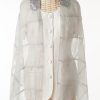 Eliza - Women's Handmade Sheer Silk Tallit - Image 2