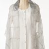 Eliza - Women's Handmade Sheer Silk Tallit