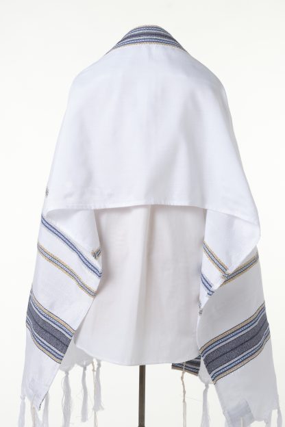 Emanuel - Handmade Men's Woven Silk Tallit - Image 2