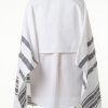 Ezekiel - Handmade Men's Woven Silk Tallit - Image 2