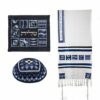 Emerson - Unisex Handmade Silk And Viscose Tallit - Image 5