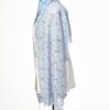 Reagan - Handmade Women's Blue Lace Tallit with Sequins - Image 3