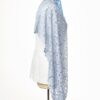 Reagan - Handmade Women's Blue Lace Tallit with Sequins - Image 5
