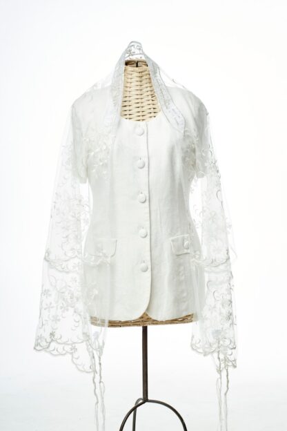 Lauren - Handmade Women's Sheer Organza Tallit