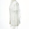 Lauren - Handmade Women's Sheer Organza Tallit - Image 8
