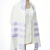 Charlotte - Handmade Women's Silk Tallit - Image 2