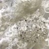 Silver, White Crystal - Handmade Woman's Crystal Kippah - Image 2