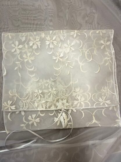 Lauren - Handmade Women's Sheer Organza Tallit - Image 2
