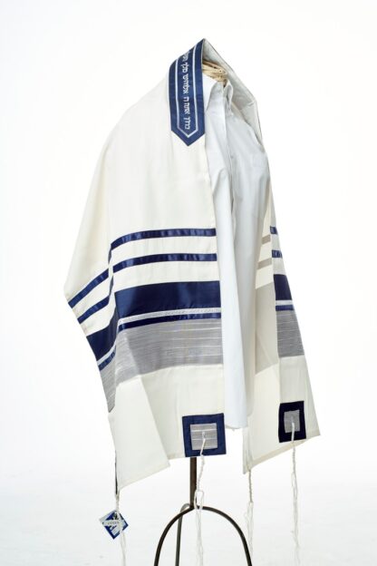 Jason - Handmade Men's Brushed Cotton Tallit - Image 6