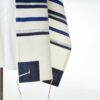 Hugo - Handmade Men's Brushed Cotton Tallit - Image 7