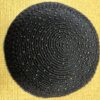 Navy with Beads - Handmade Women's Crocheted Kippah