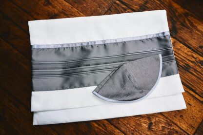 Colton - Handmade Men's Viscose Tallit - Image 11