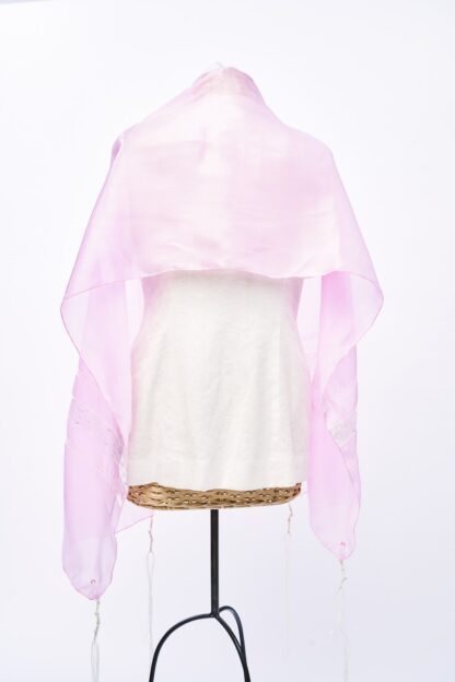 Bethany - Handmade Women's Sheer Organza Tallit - Image 5