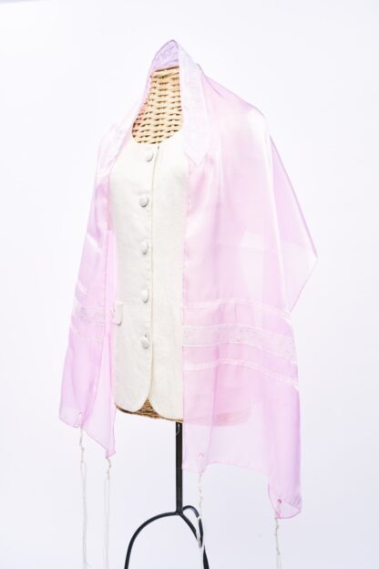 Bethany - Handmade Women's Sheer Organza Tallit - Image 7