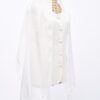 Diana - Handmade Women's White Organza Tallit - Image 2