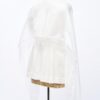 Diana - Handmade Women's White Organza Tallit - Image 4