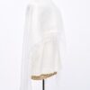 Diana - Handmade Women's White Organza Tallit - Image 6