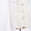 Diana - Handmade Women's White Organza Tallit - Image 8