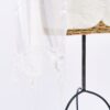Diana - Handmade Women's White Organza Tallit - Image 9